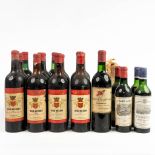 A collection of vintageÊwine bottles 'Chateau La Fleur Petrus' 1967. (H:30cm)