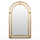 A mid-century mirror made by Deknudt. (H:116cm)