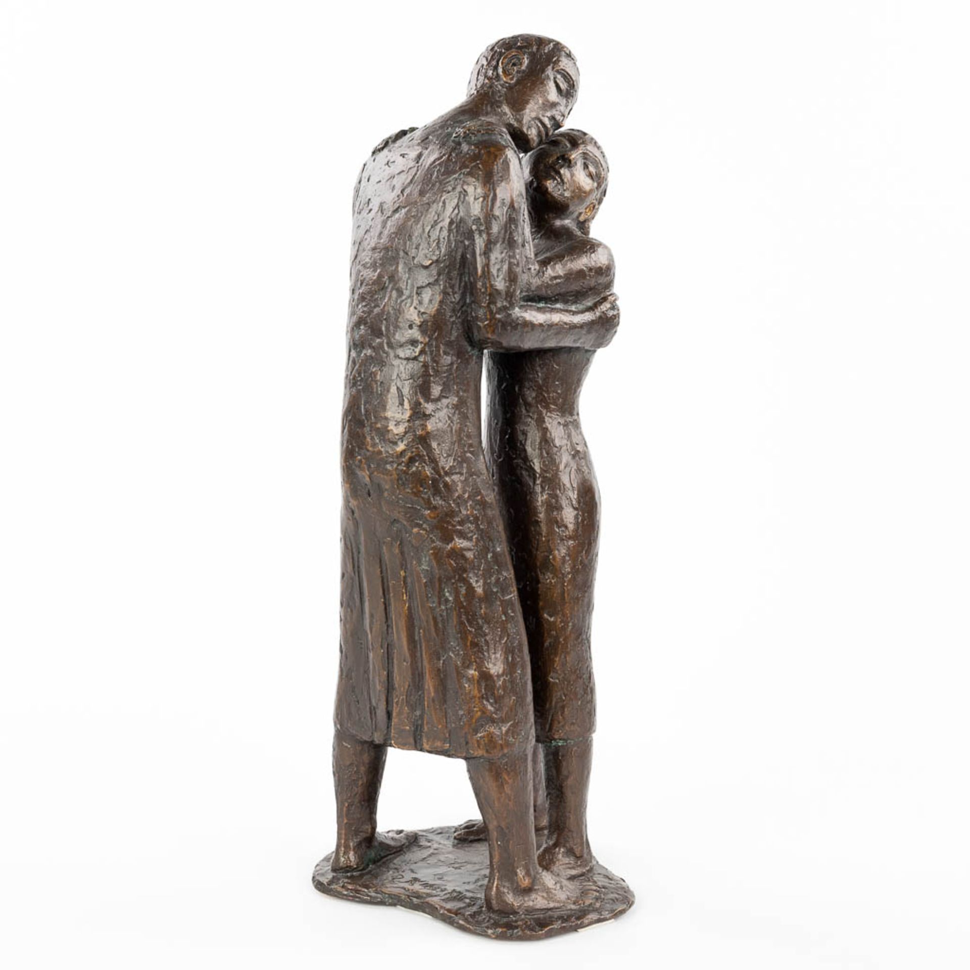 Richard KESSLER (1916) 'Der Abschied' ' Goodbye', patinated bronze. (H:41cm)