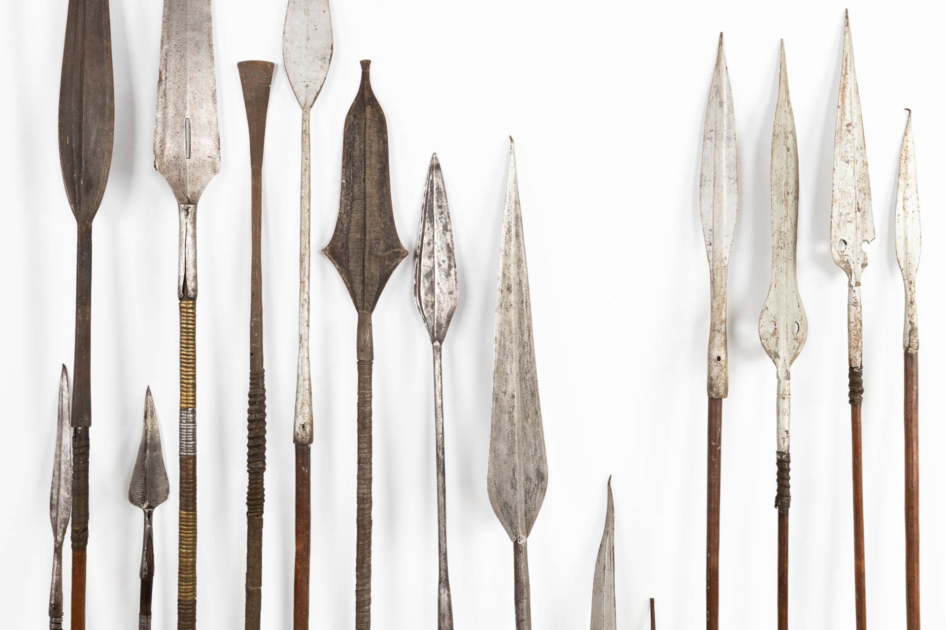 A large collection of African Spears, arrows and arrowheads. (227cm) - Image 3 of 10