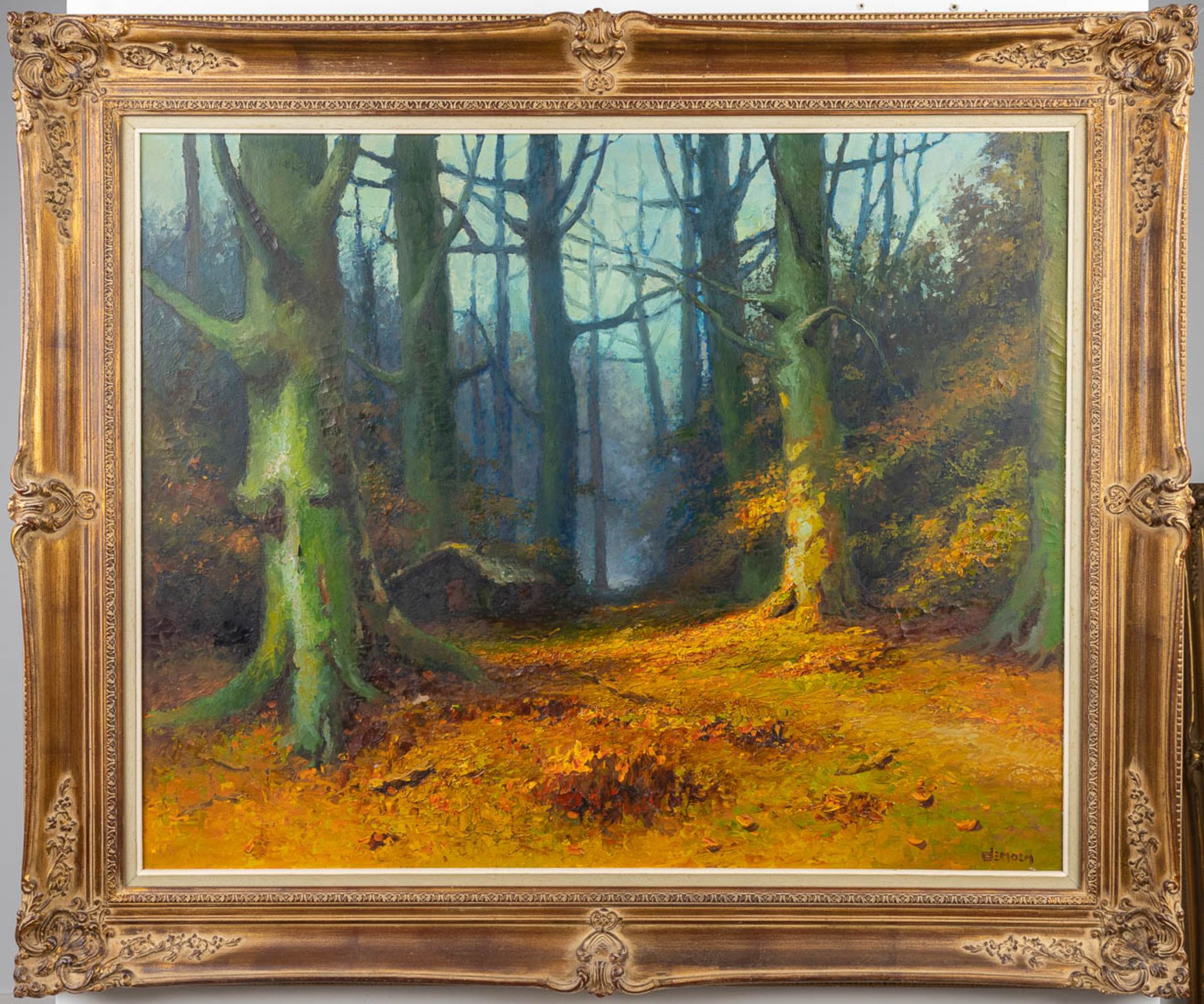 Albert DEMOEN (1916) 'Forest View' oil on canvas (100 x 80cm) - Image 4 of 6