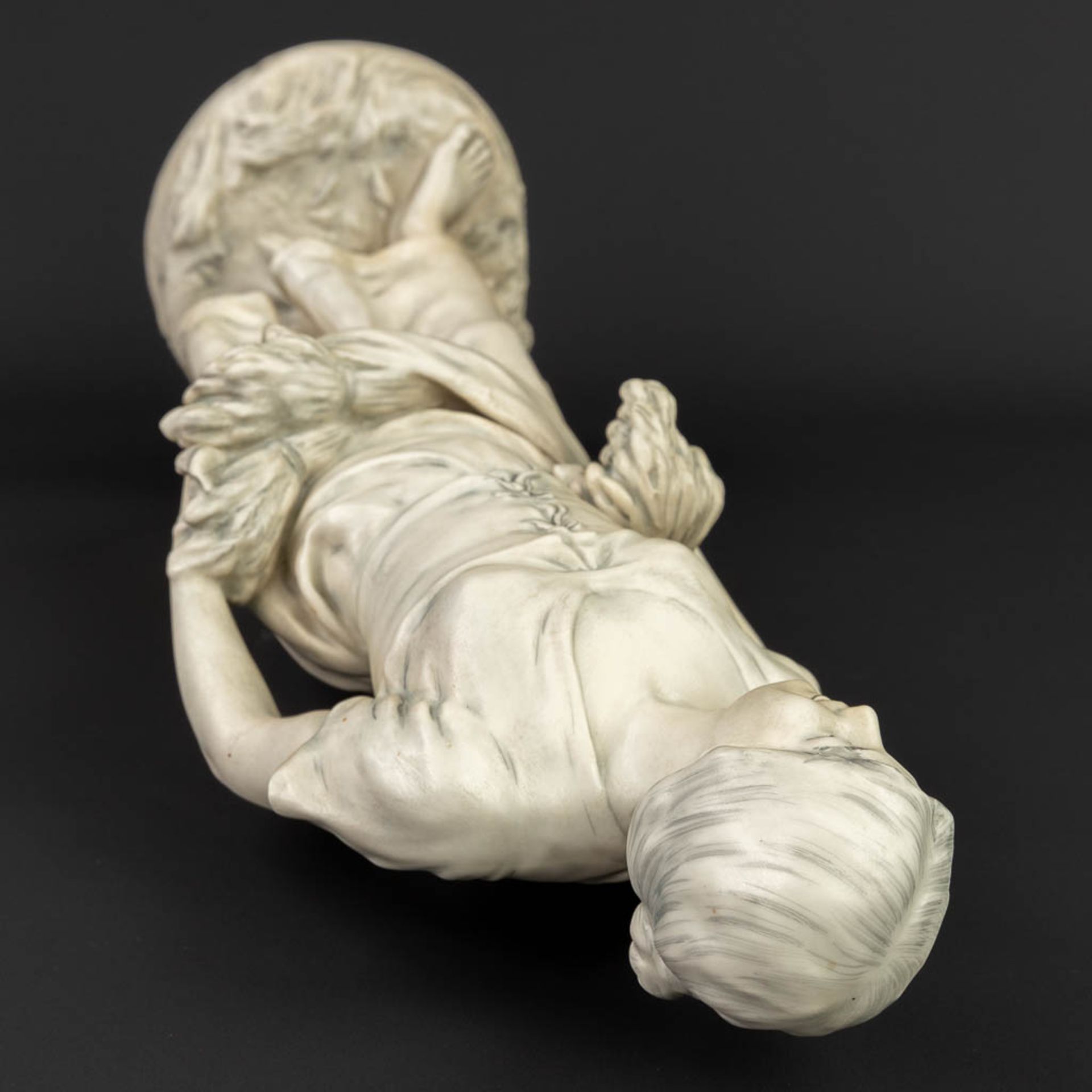 Royal Dux, a figurine made of glazed faience (54cm) - Image 10 of 14