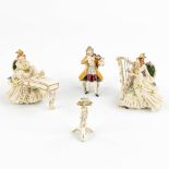 A vintage porcelain orchestra, made in Germany. (10cm)