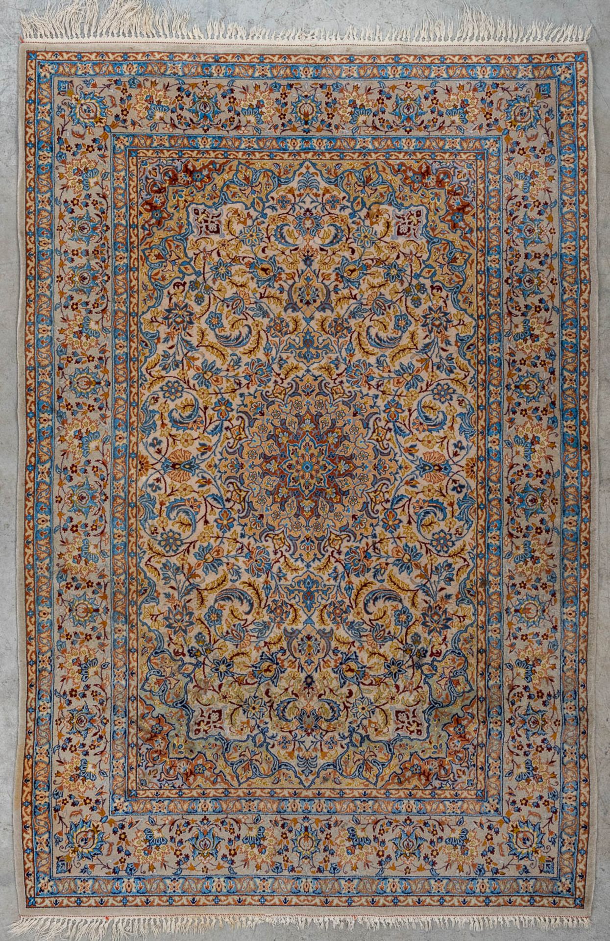 An Oriental hand-made carpet, Najafabad. (168 x 114 cm)