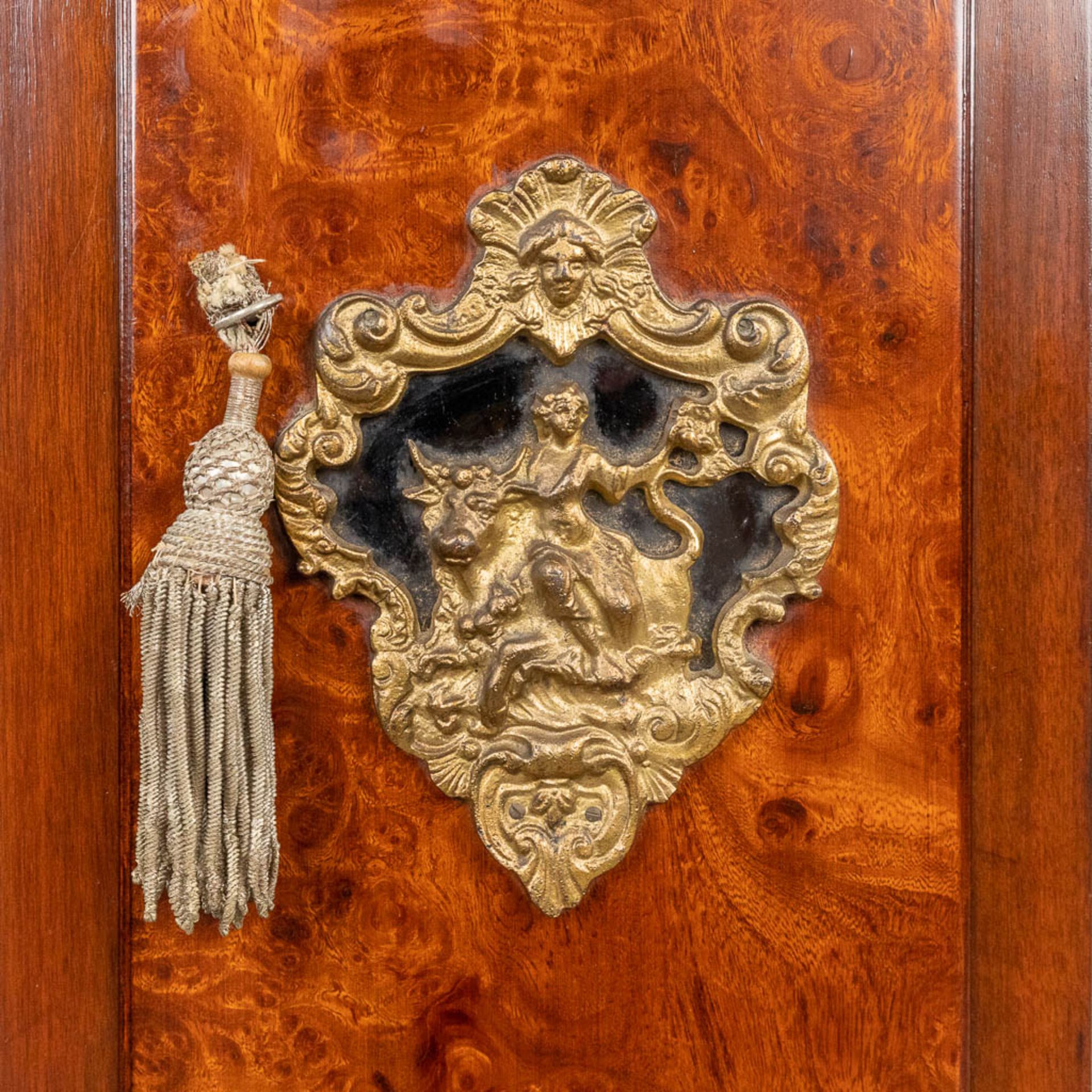 A standing clock, marked J.M. Verbrugge, Amsterdam. (28 x 47 x 192cm) - Image 10 of 12