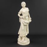 Royal Dux, a figurine made of glazed faience (54cm)