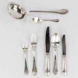 Christofle,Êa set of 73-pieces of silver-plated cutlery.