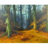 Albert DEMOEN (1916) 'Forest View' oil on canvas (100 x 80cm)