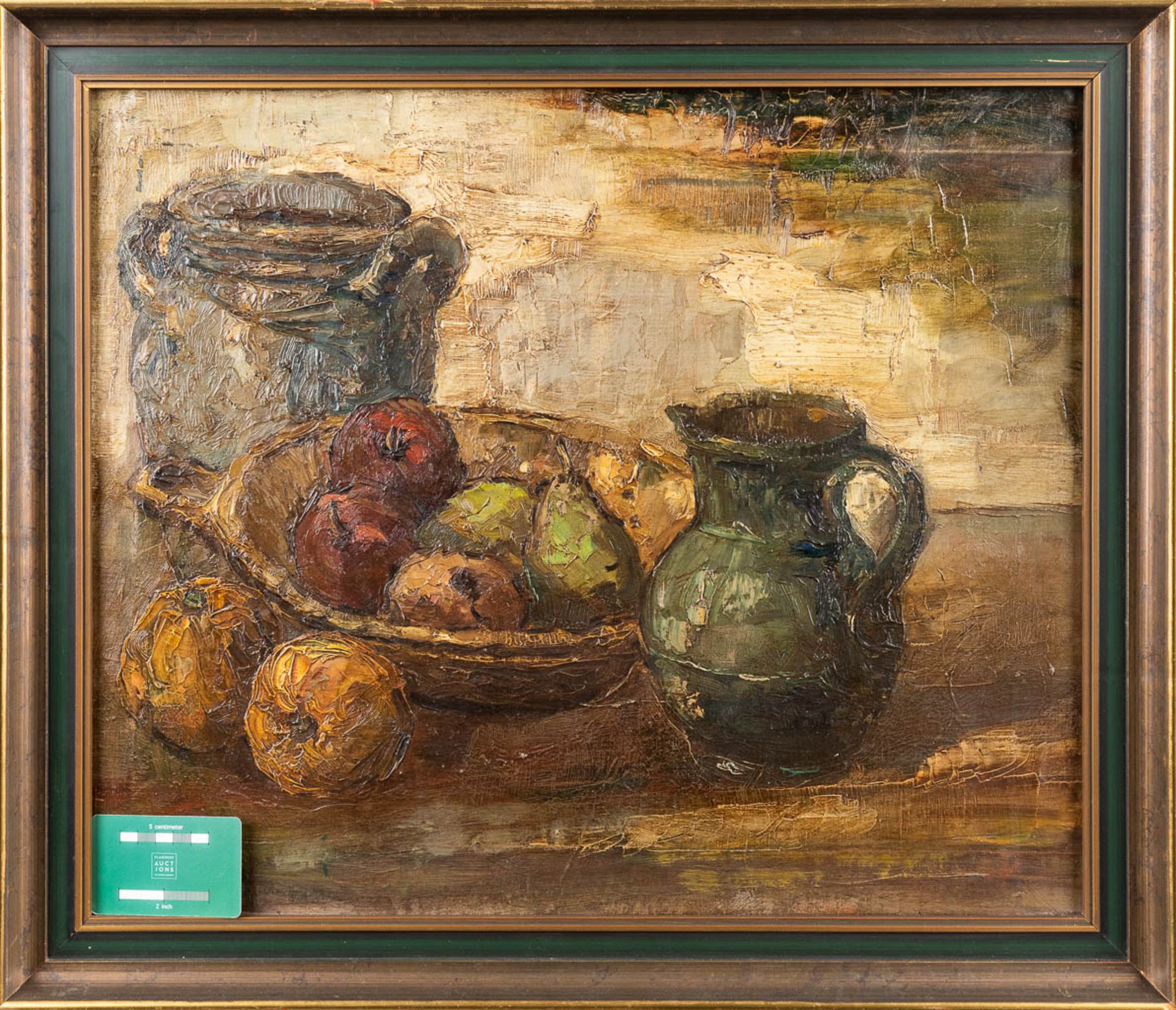 Constant PERMEKE (1886-1952)(attr.) an expressionist stilllife (56,5 x 47,5cm) - Bild 5 aus 10