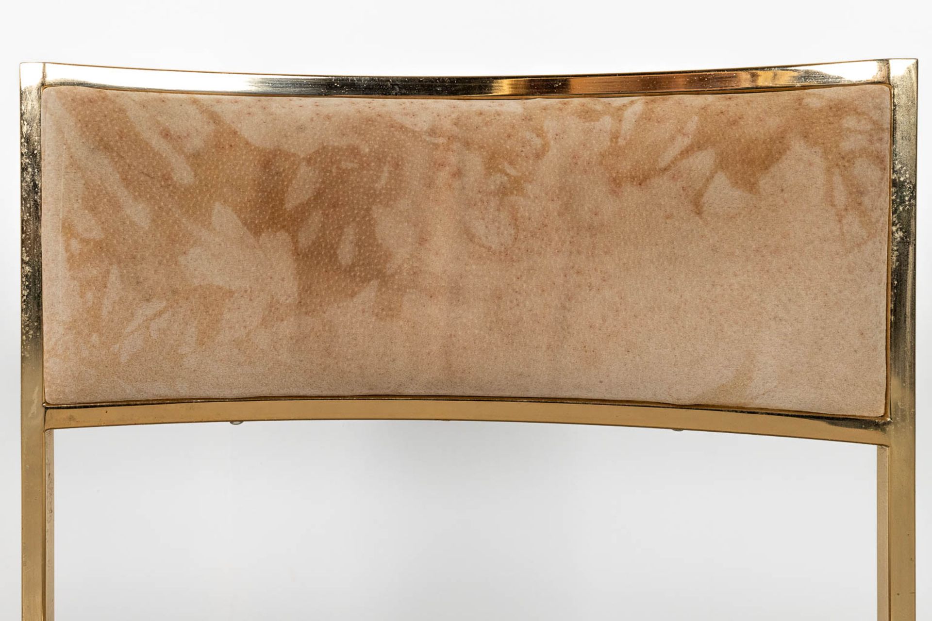 Willy RIZZO (1928-2013)ÊSet of 3 chairs, made of gold plated brass. Circa 1970. (49 x 48 x 78cm) - Image 6 of 14