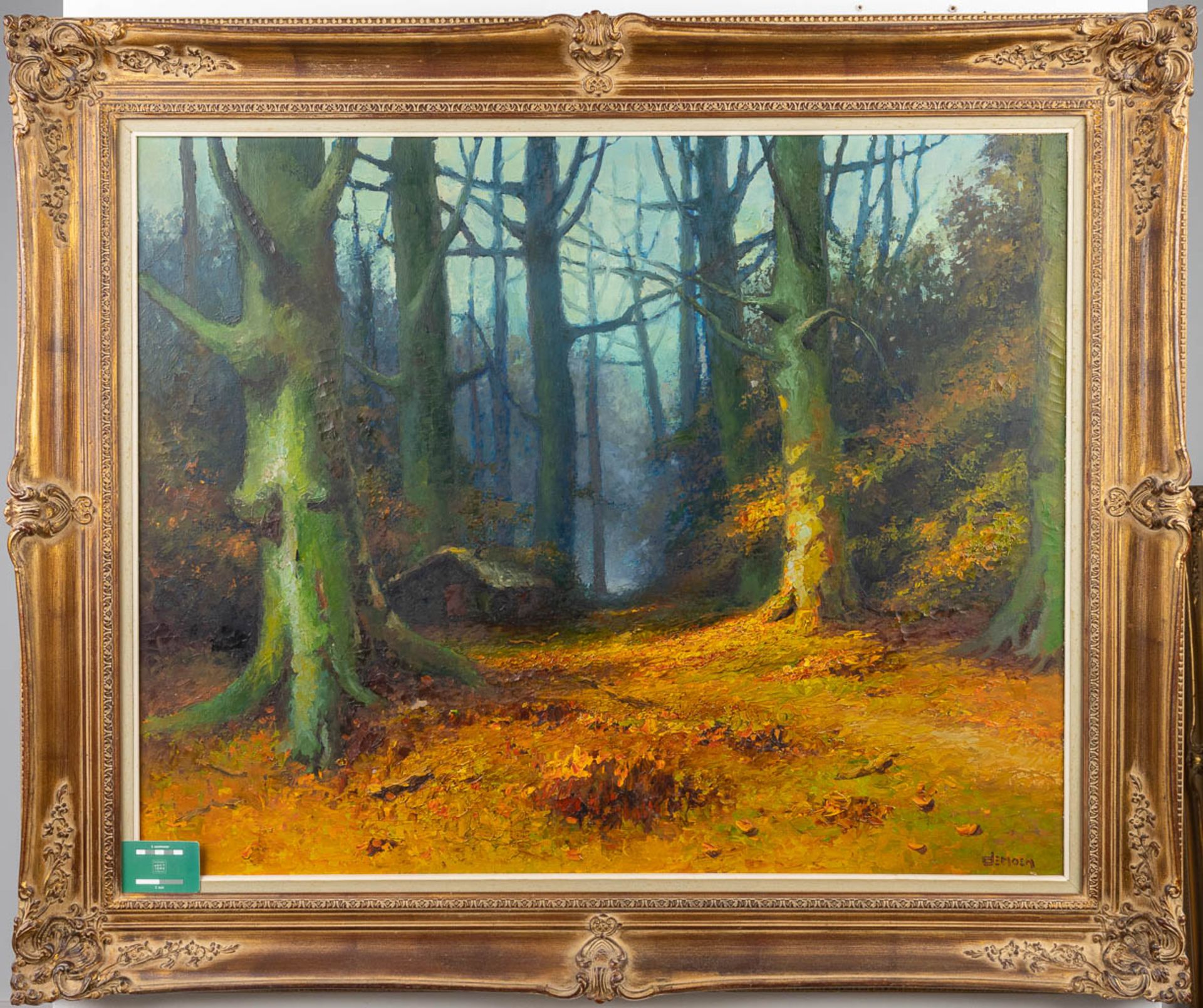 Albert DEMOEN (1916) 'Forest View' oil on canvas (100 x 80cm) - Image 6 of 6