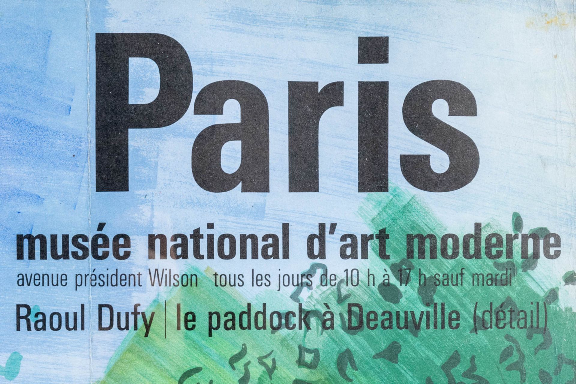 Raoul DUFY (1877-1953) An original framed poster for the MusŽe nationale d'art moderne, Paris.Ê1964 - Image 7 of 8