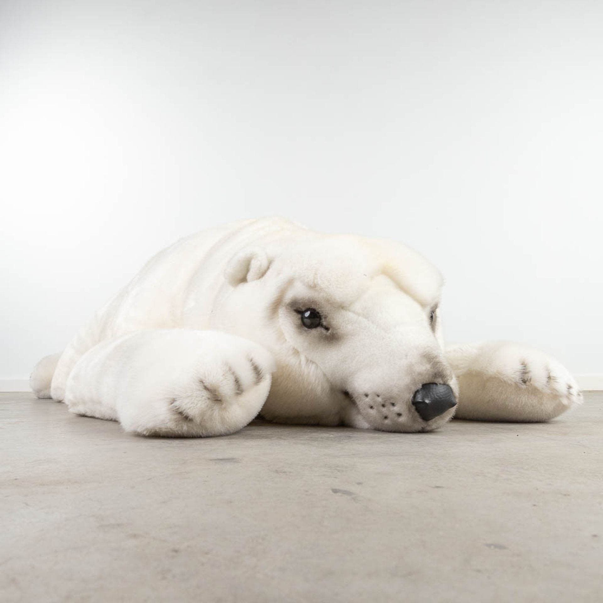 Steiff Polar Bear, EAN 501500, around 1991-1999 (170 x 45cm) - Image 3 of 18