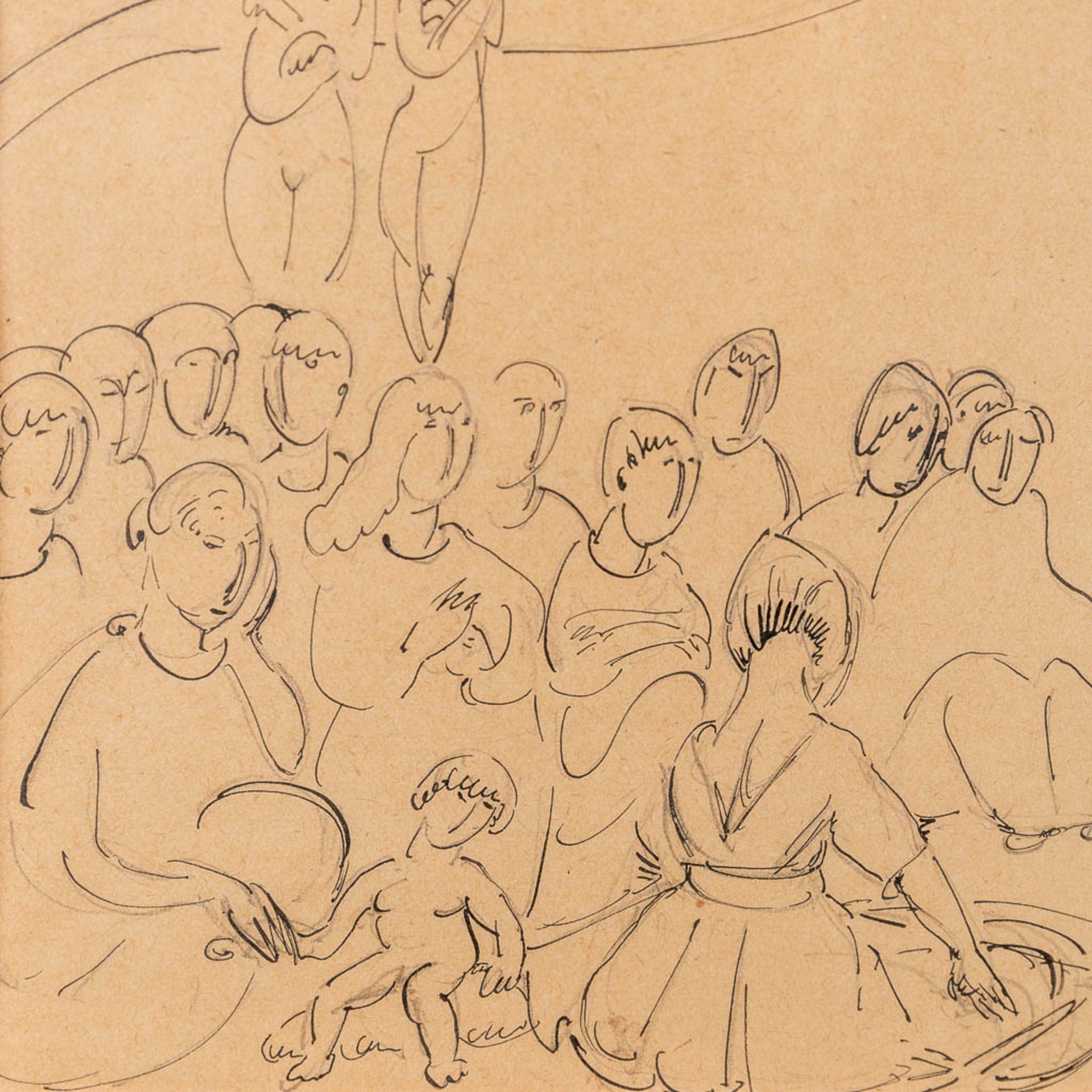 Paul JOOSTENS (1889-1960) 'No Title', a drawing, pencil on paper. (23,5 x 32,5cm) - Image 3 of 9