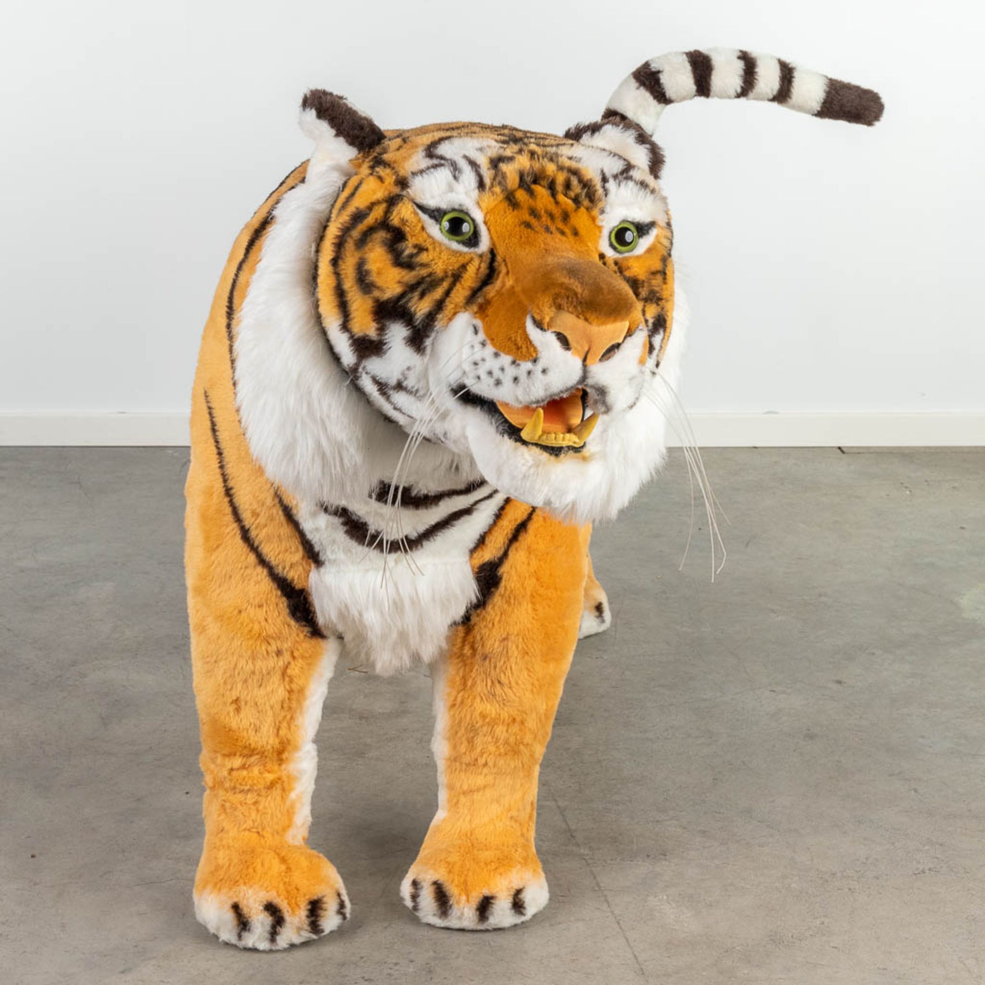 Steiff Tiger, EAN 502804, around 1991-1990 (170 x 90cm) - Image 11 of 15