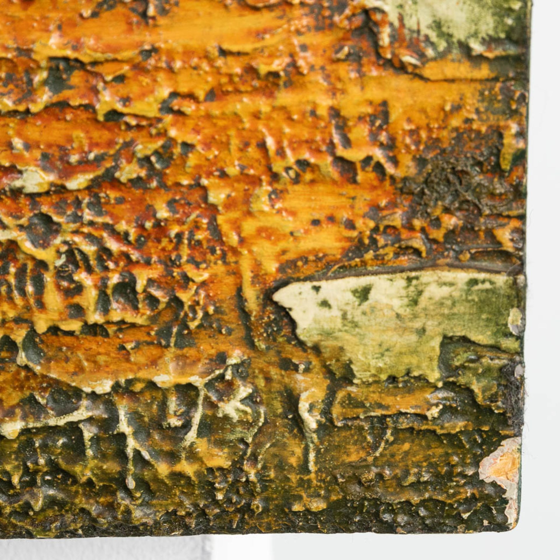 Joz DE LOOSE (1925-2011) 'Expressionist landscape' (130 x 52cm) - Image 2 of 7