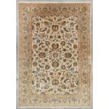 An Oriental hand-made carpet, Kirman. (378 x 268 cm)