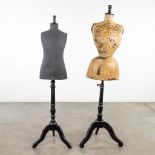 A collection of 2 fitting dolls, a Wasp Waist, probably made by Stockmann. (147cm)