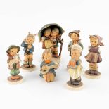 Hummel, a collection of 7 statues. (15,5cm)