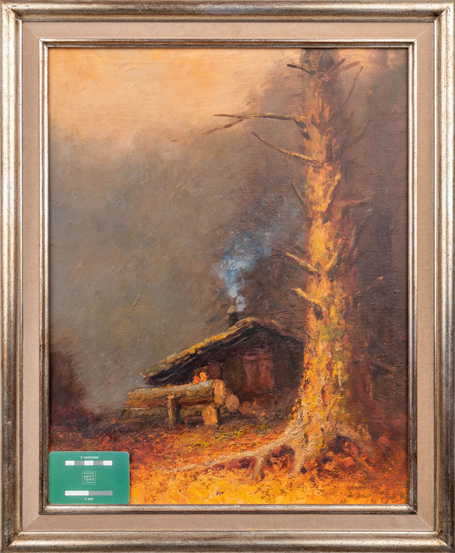 Albert DEMOEN (1916) 'Windmolen' &amp; 'De Blokhut' oil on canvas. (40 x 50cm) - Image 8 of 9