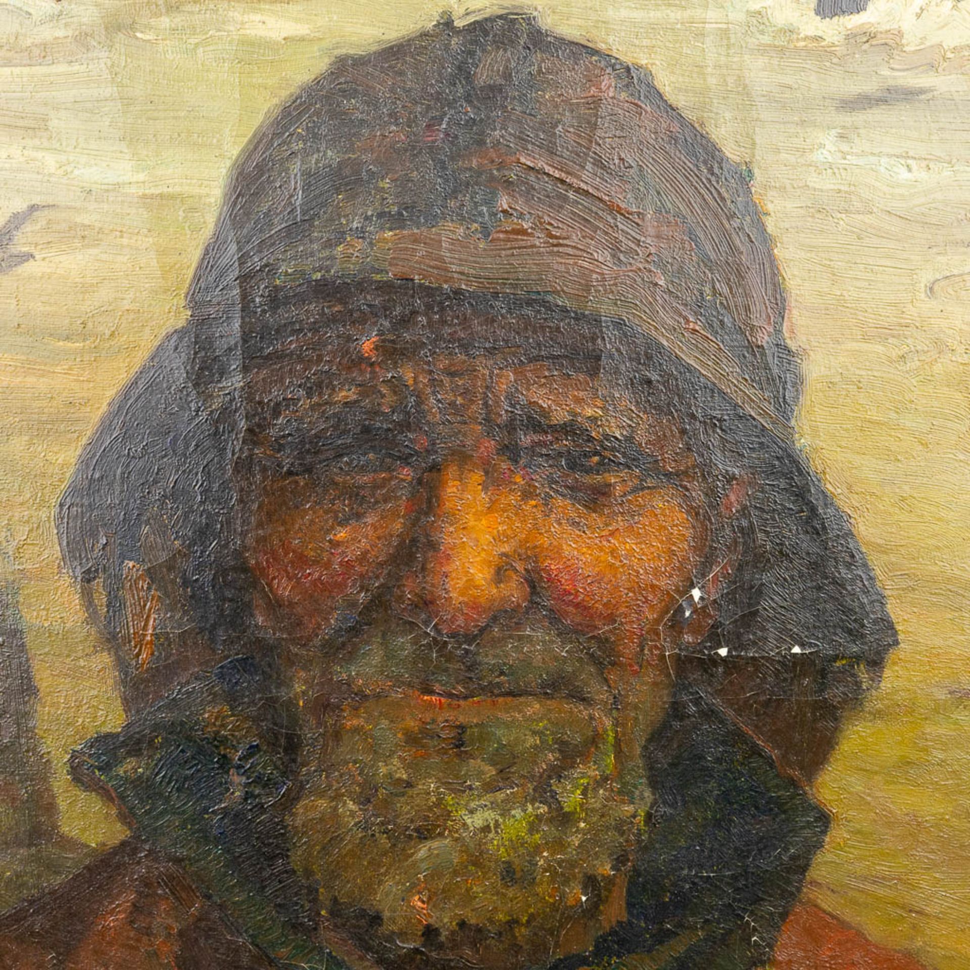 Alfons DE CUYPER (1887-1950) 'Portrait of a fisherman' (54 x 60cm) - Image 6 of 9