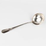 Christofle, a large ladle made of silver-plated metal. (32cm)