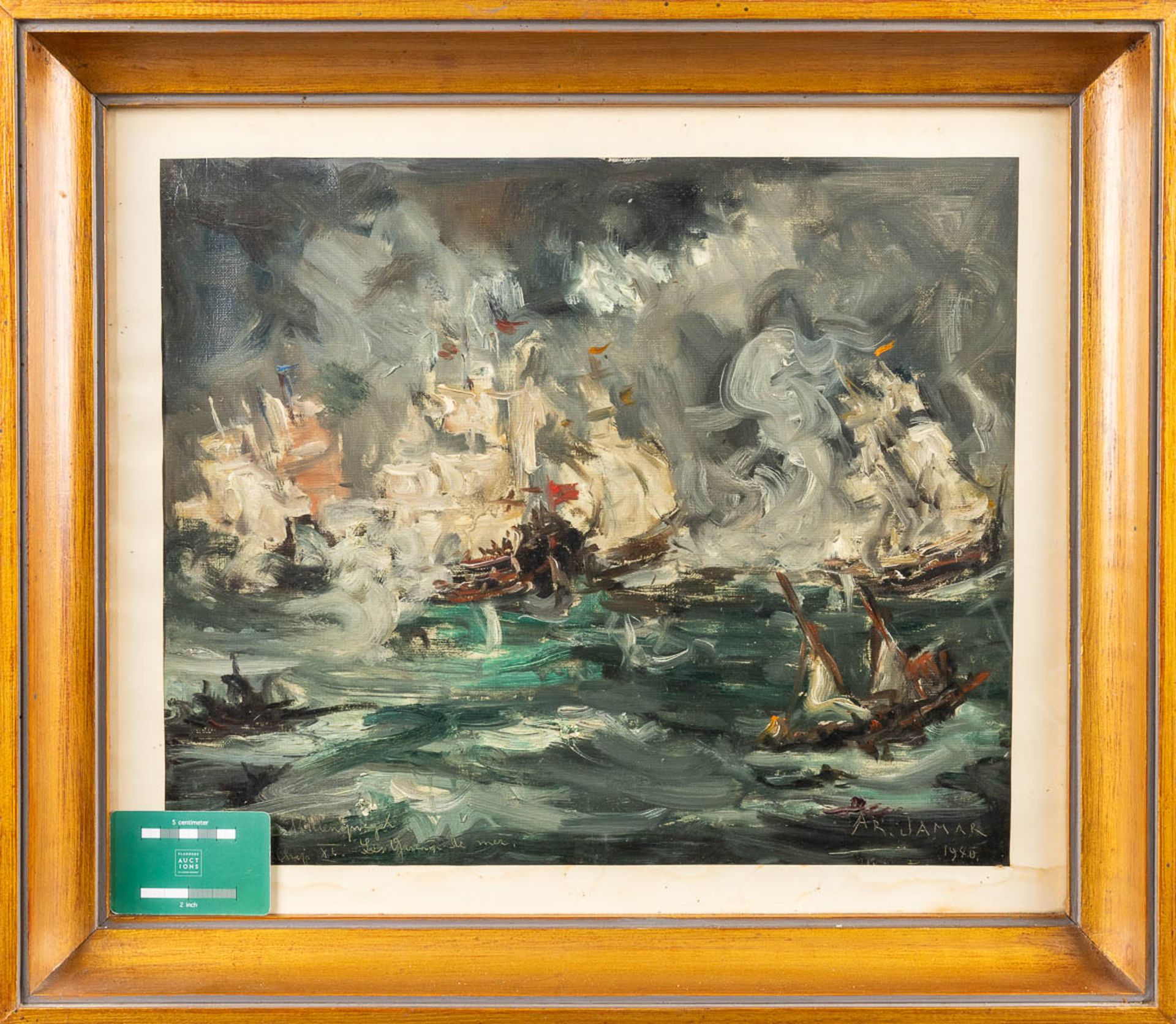 Armand JAMAR (1870-1946) 'La Legende De Tijl Uylenspiegel' oil on canvas. 1940. (45 x 37cm) - Bild 3 aus 7