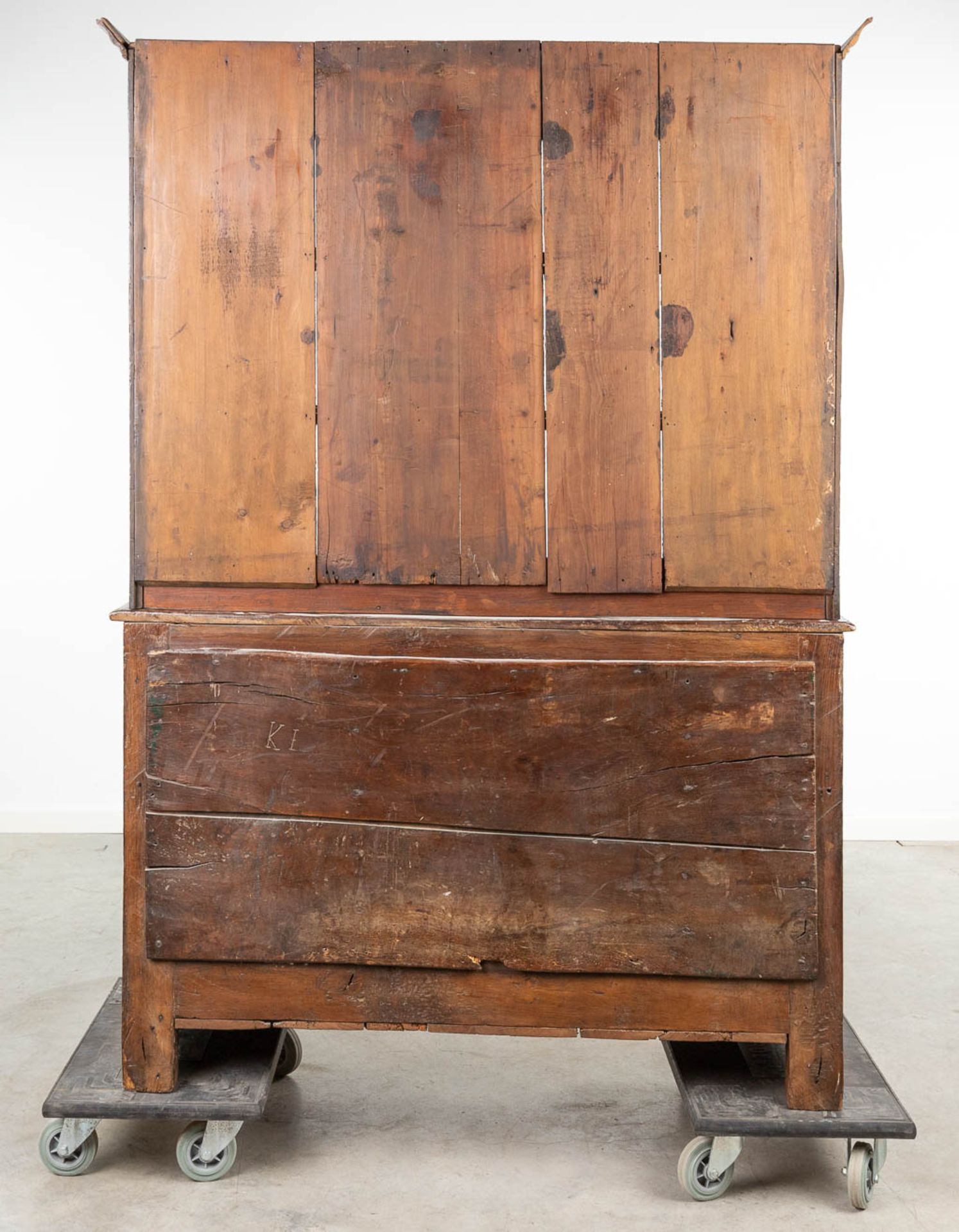 A plate cabinet / vaisselier, made of sculptured oak (50 x 130 x 180cm) - Bild 4 aus 13