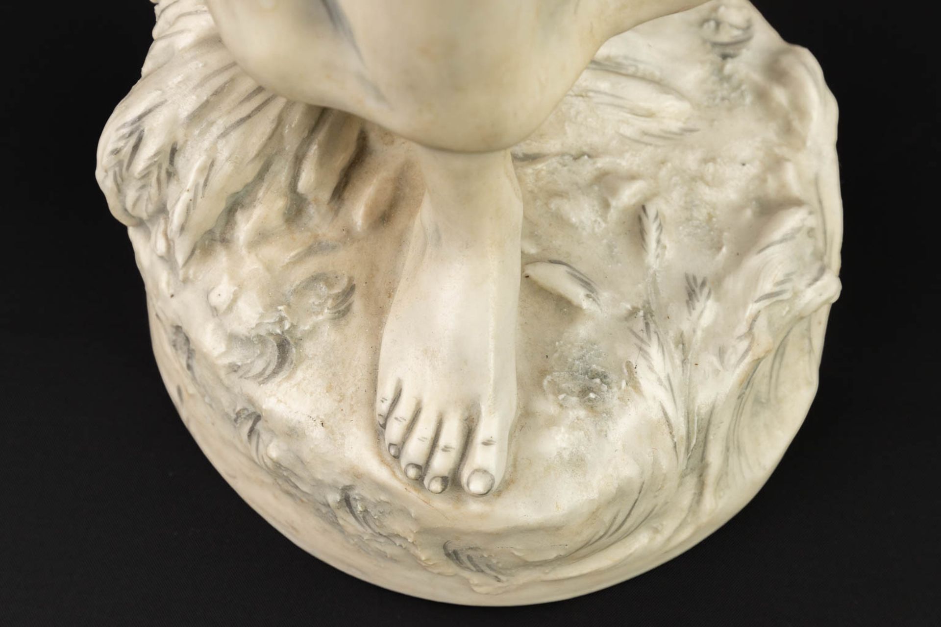 Royal Dux, a figurine made of glazed faience (54cm) - Image 12 of 14