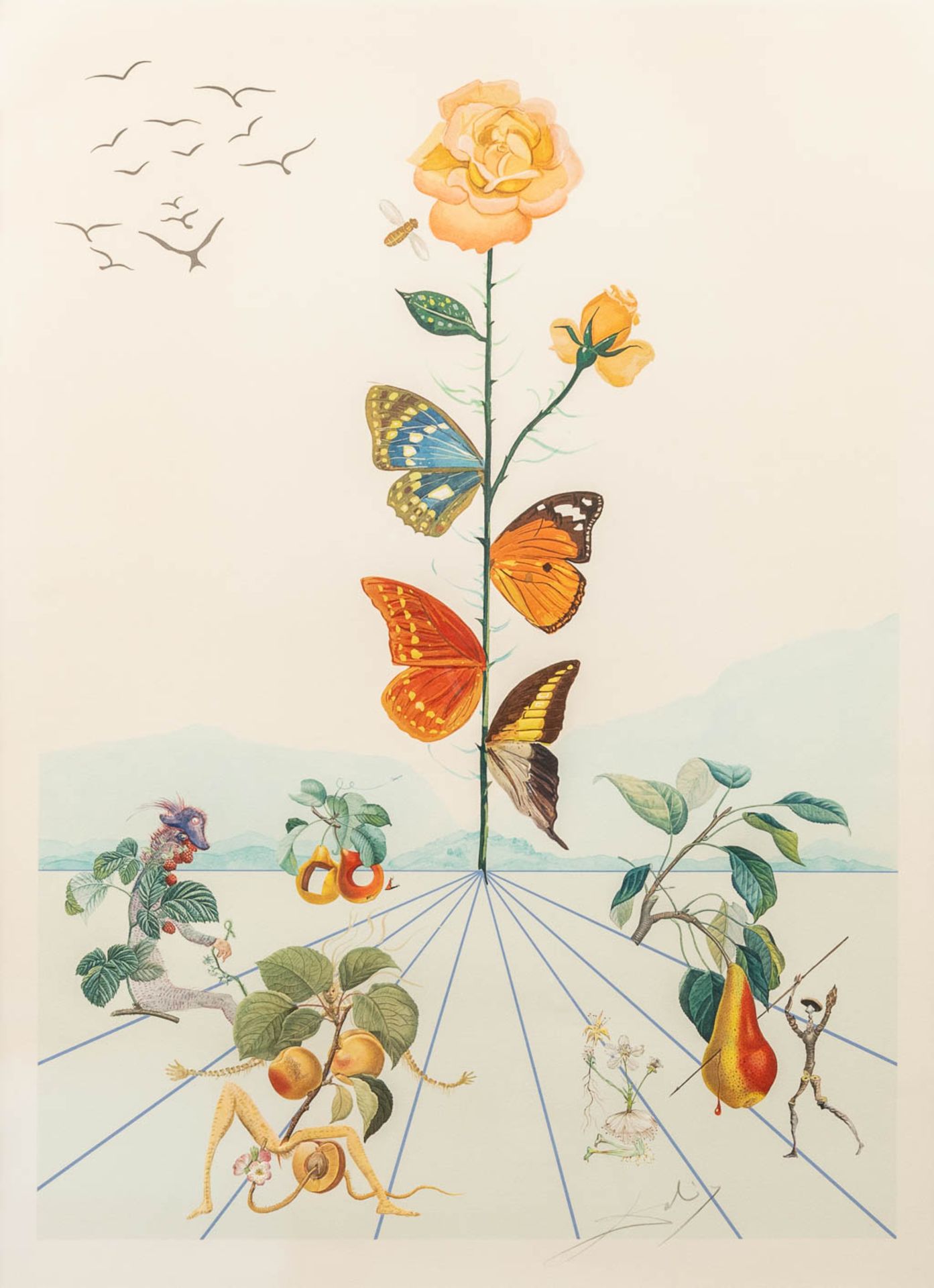 Salvador DALI (1904-1989) 'Flordali II', a lithographÊ3759/5000 (70 x 96cm)