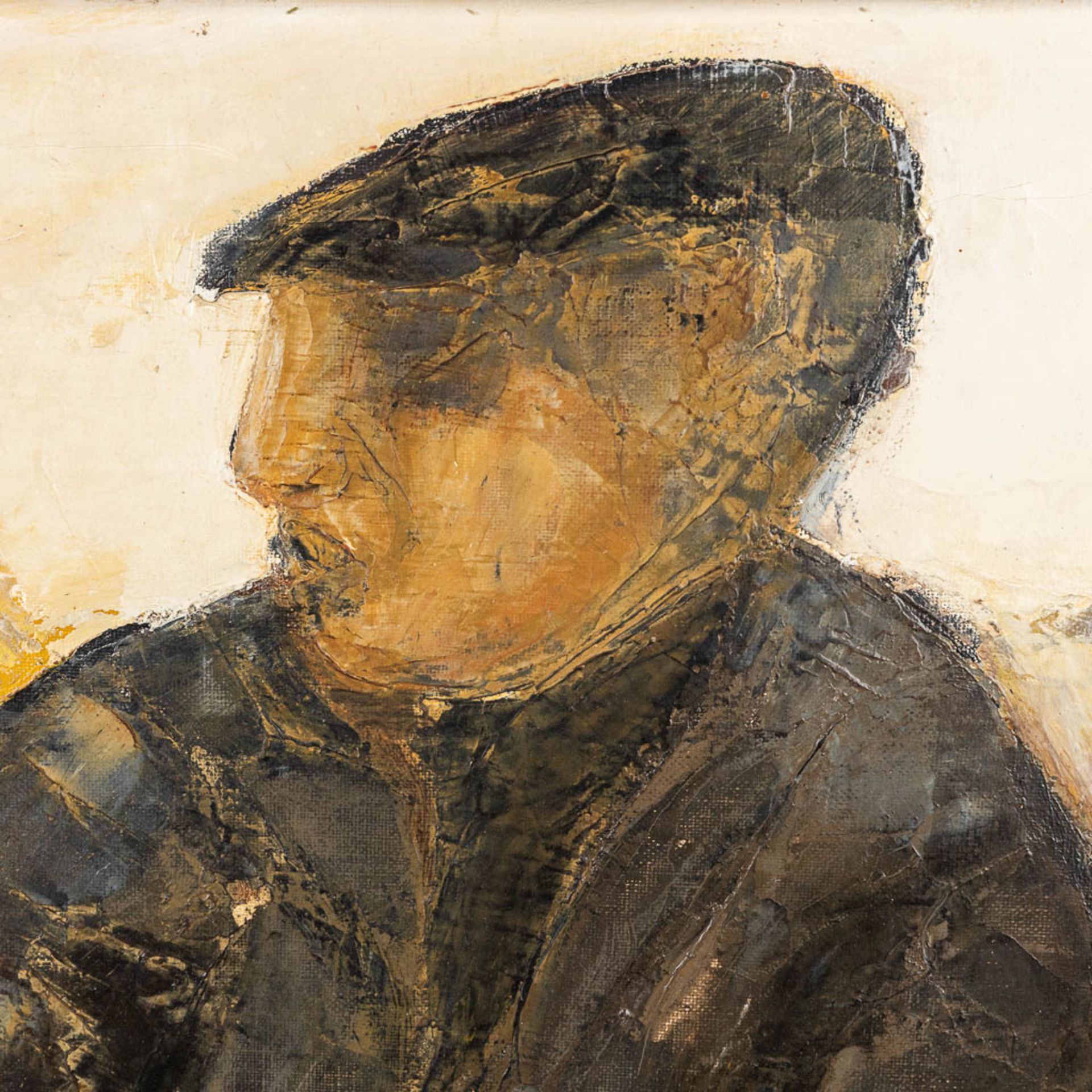 ThŽo VAN RINTEL (1936) 'Two Farmers' oil on canvas. (80 x 70cm) - Image 3 of 9