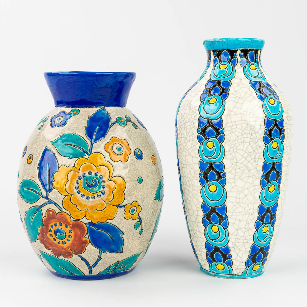 Charles CATTEAU (1880-1966) A collection of vases, model 704 and 2516 (27,5cm)