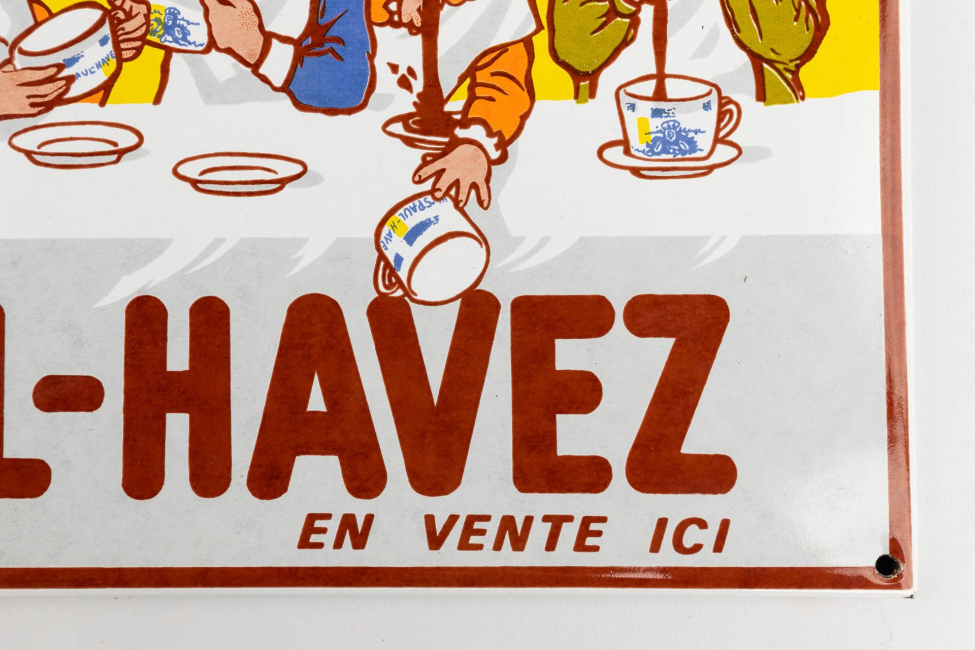 An enamel plateÊ'Chocolat Delespaul Havez'. (48 x 33cm) - Image 5 of 9