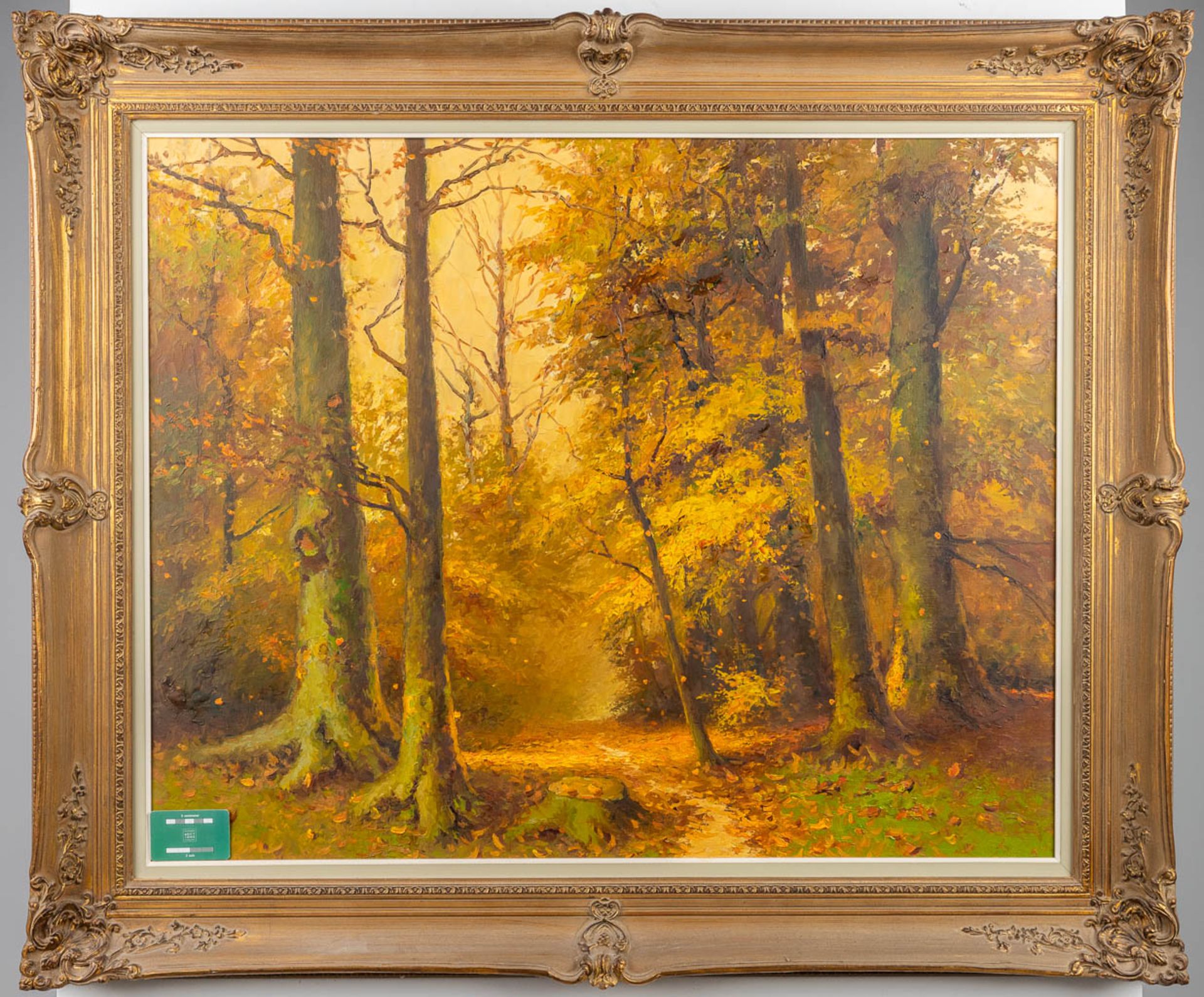 Albert DEMOEN (1916) 'Forest View' oil on canvas. (100 x 80cm) - Image 5 of 6