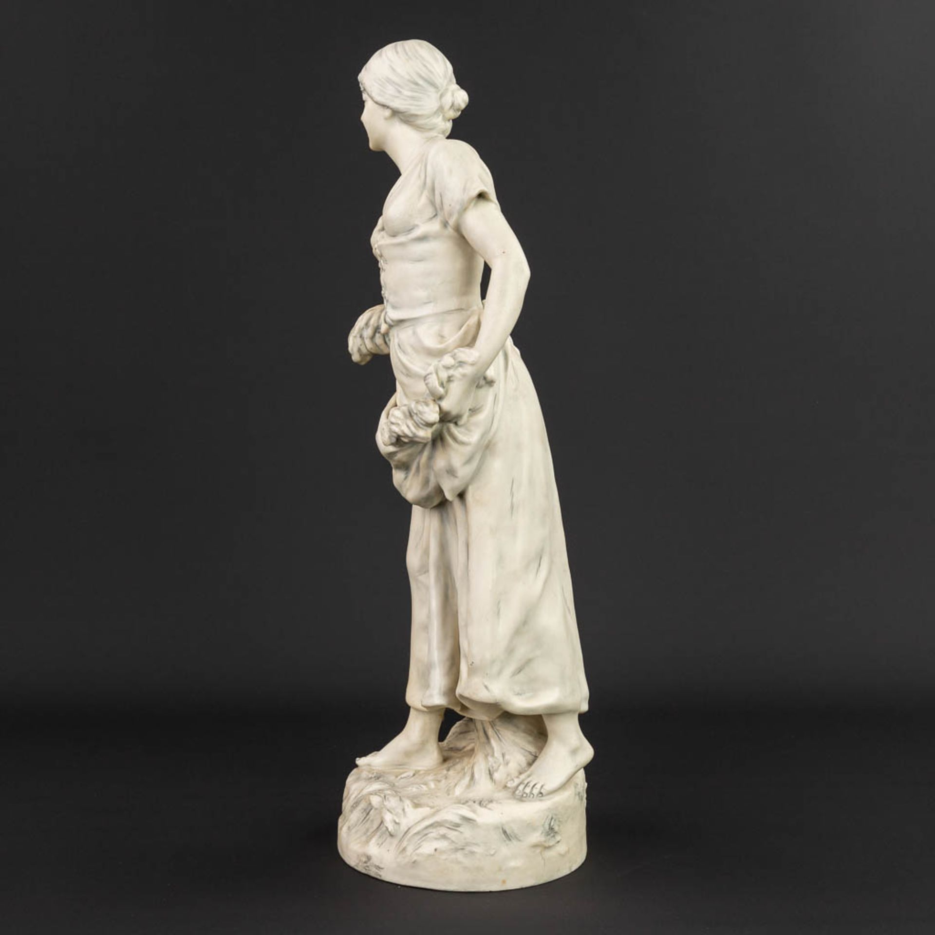 Royal Dux, a figurine made of glazed faience (54cm) - Image 2 of 14