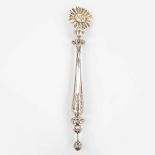 An exceptional sceptre for a Procession Madonna, made of silver (57cm)