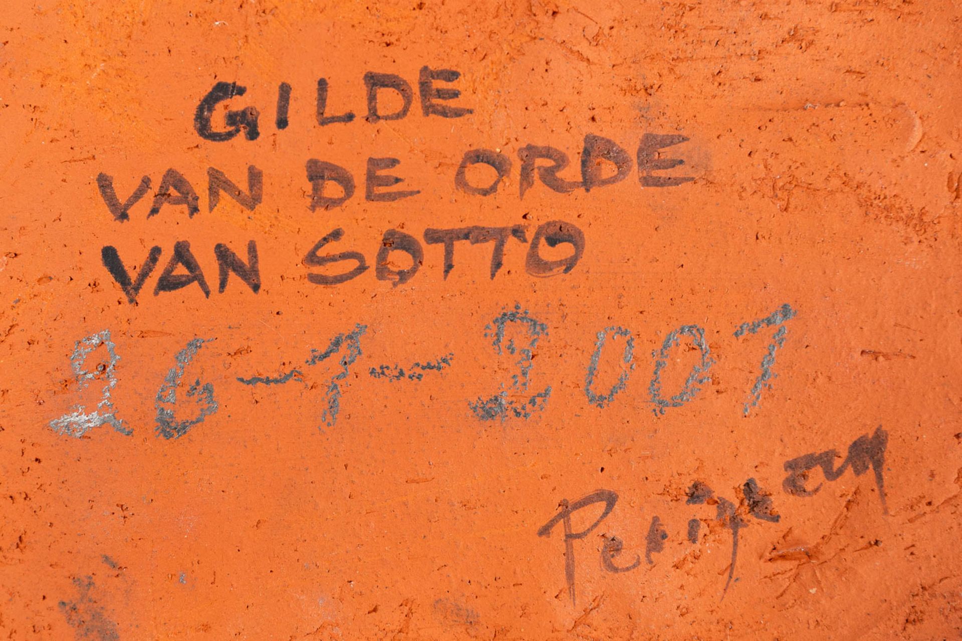 A collection of 3 bas-relief wall plaques: Reynaert De Vos, A Joker, 'The Gilde Van De Orde Van Sott - Bild 12 aus 20