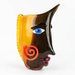 A vase Pablo Picasso made of glass in Murano, Italy. (12 x 24 x 33,5cm)