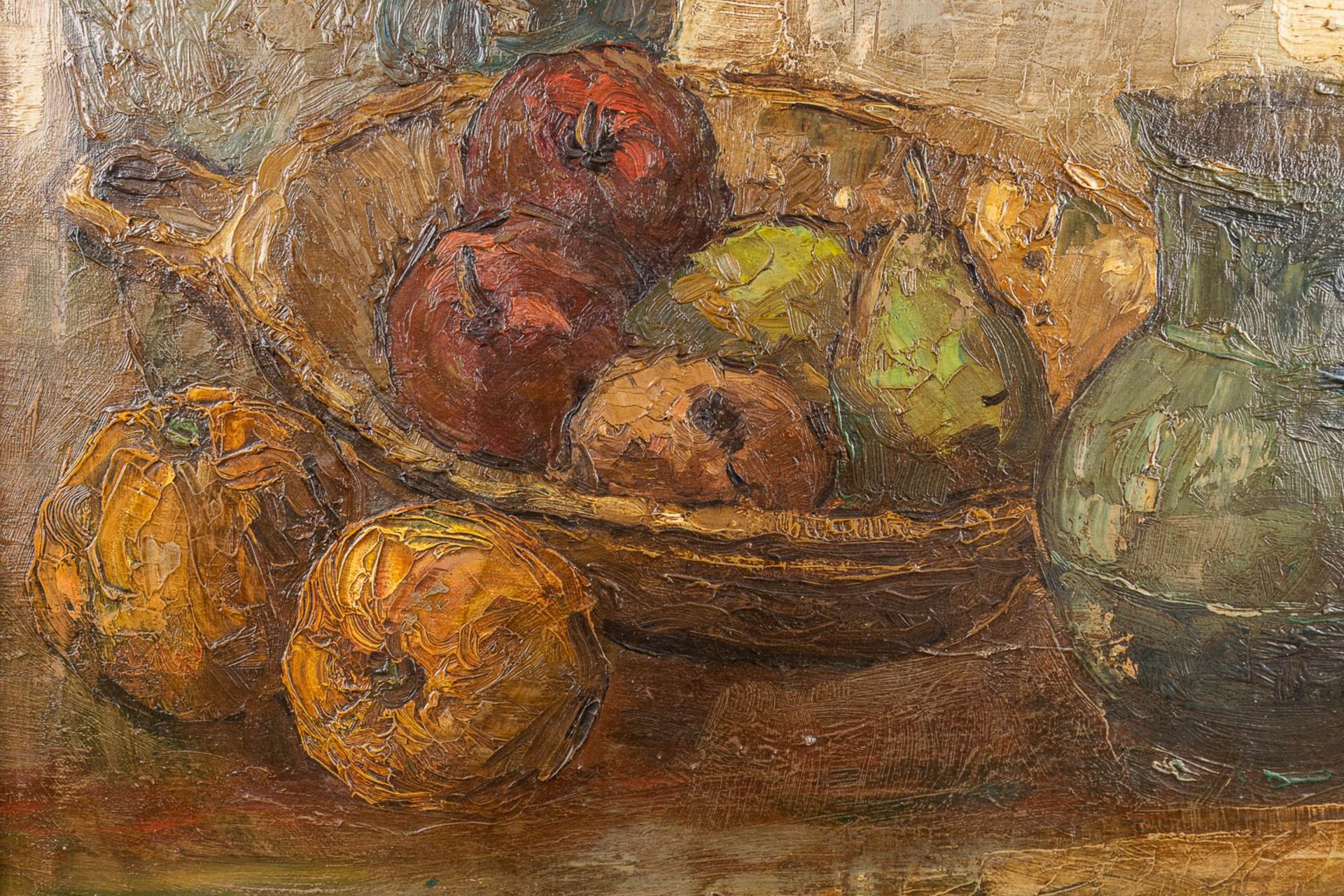 Constant PERMEKE (1886-1952)(attr.) an expressionist stilllife (56,5 x 47,5cm) - Bild 8 aus 10