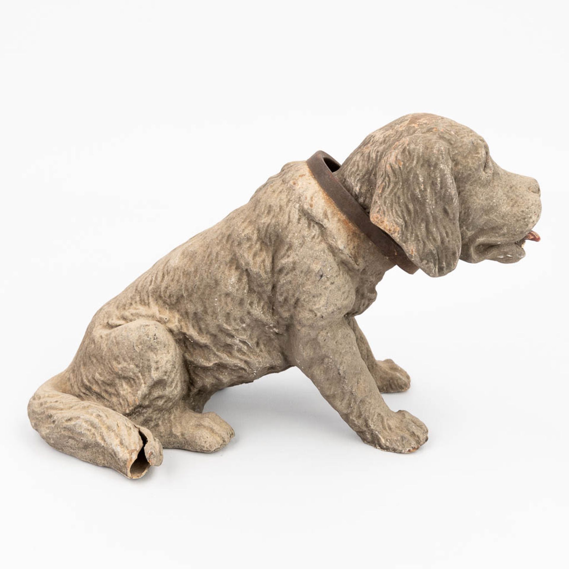 An antique 'Nodding Dog', papier machŽ. Circa 1900. (W:25 x H:17 cm) - Image 6 of 13