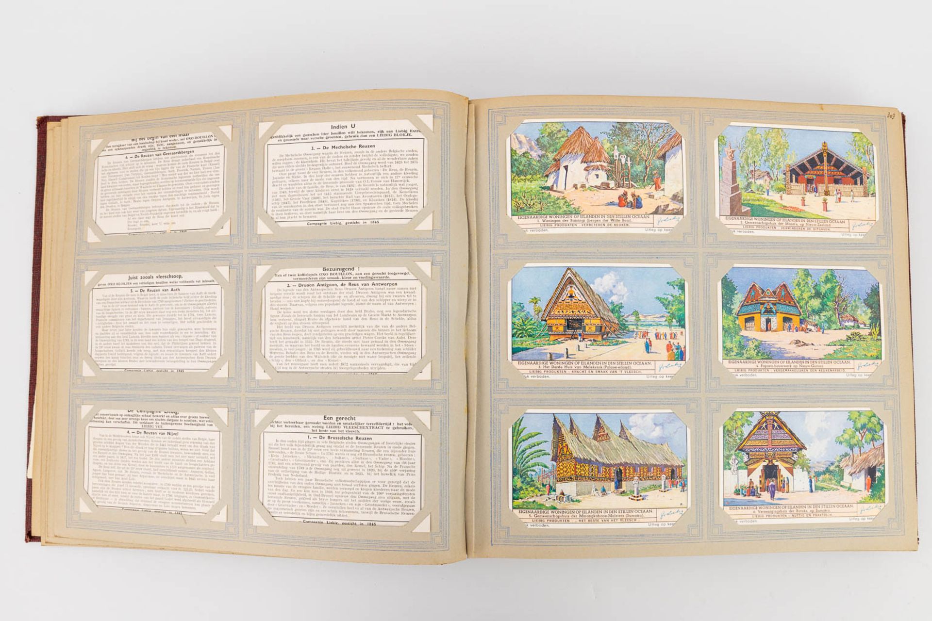 A collection of 6 books with cards by 'Chromos Liebig'. (W:30 x H:29 cm) - Image 10 of 31