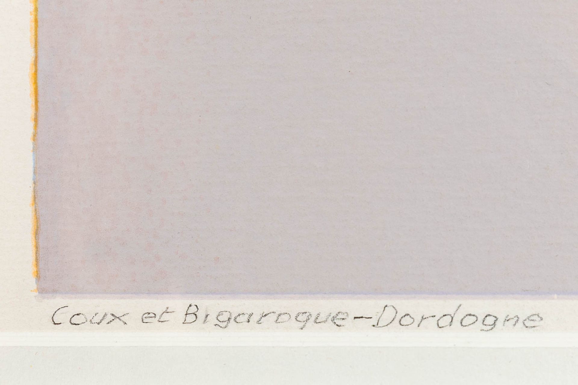 Antoon DE CLERCK (1923-2001) 'Coux et Bigaroque-Dordogne' A lithography, marked Epreuve D'artiste. - Bild 5 aus 6
