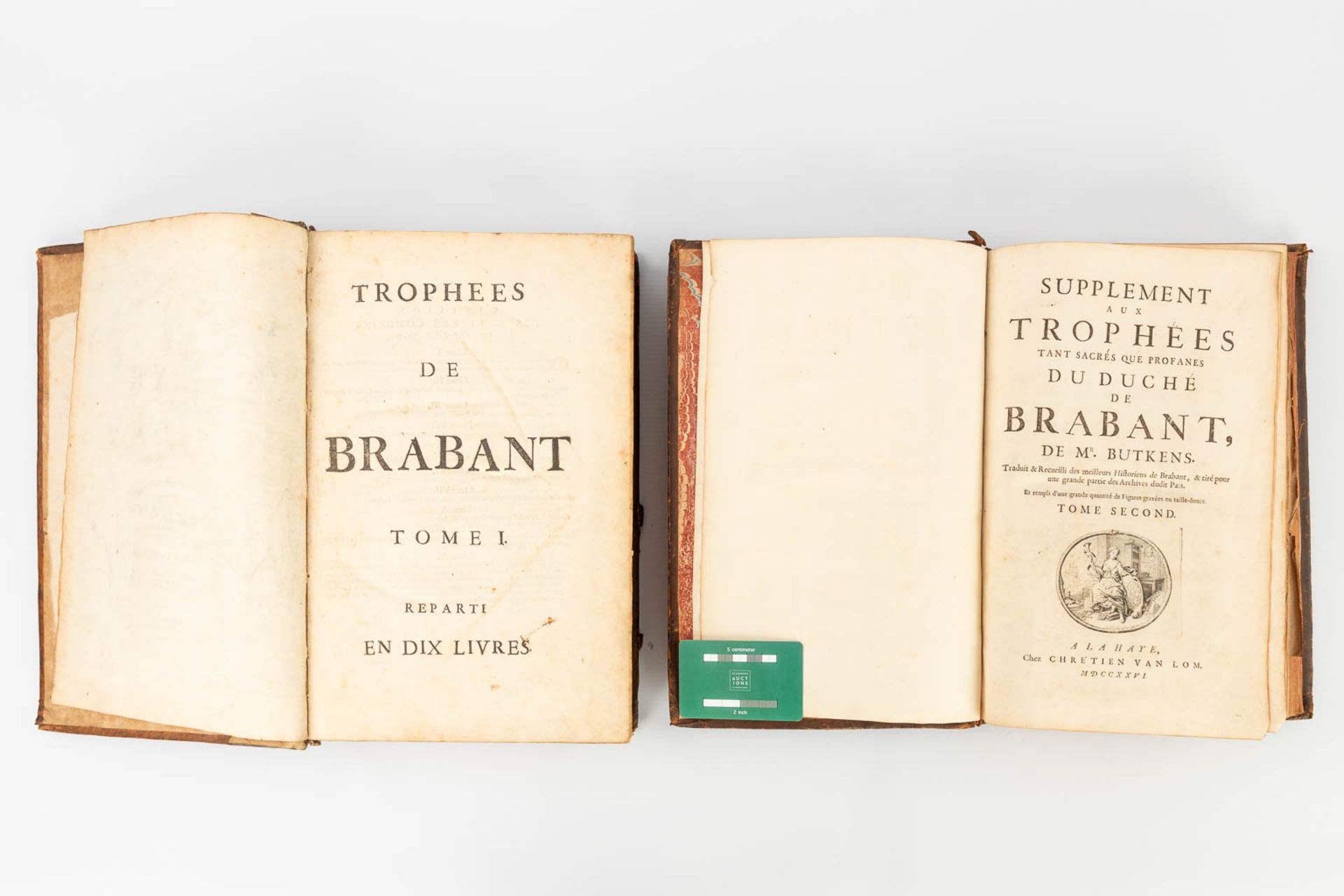 Christophe Butkens 'TrophŽes tant sacrŽs que profanes du duchŽ de Brabant' 1726 (W:22,5 x H:35 cm - Image 2 of 18
