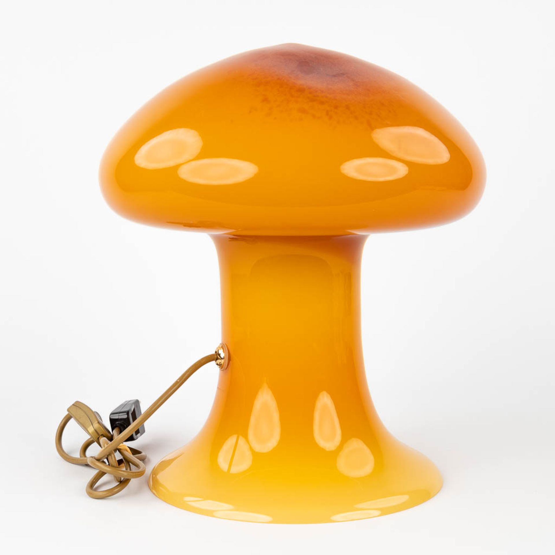 La Murrina, a lamp in the shape of a mushroom. Made in Murano. 20th C. (H:35 x D:30 cm) - Bild 4 aus 12