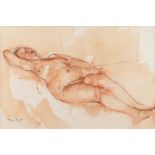 Jose VAN GUCHT (1913-1980) 'Naked Lady' a drawing on paper.