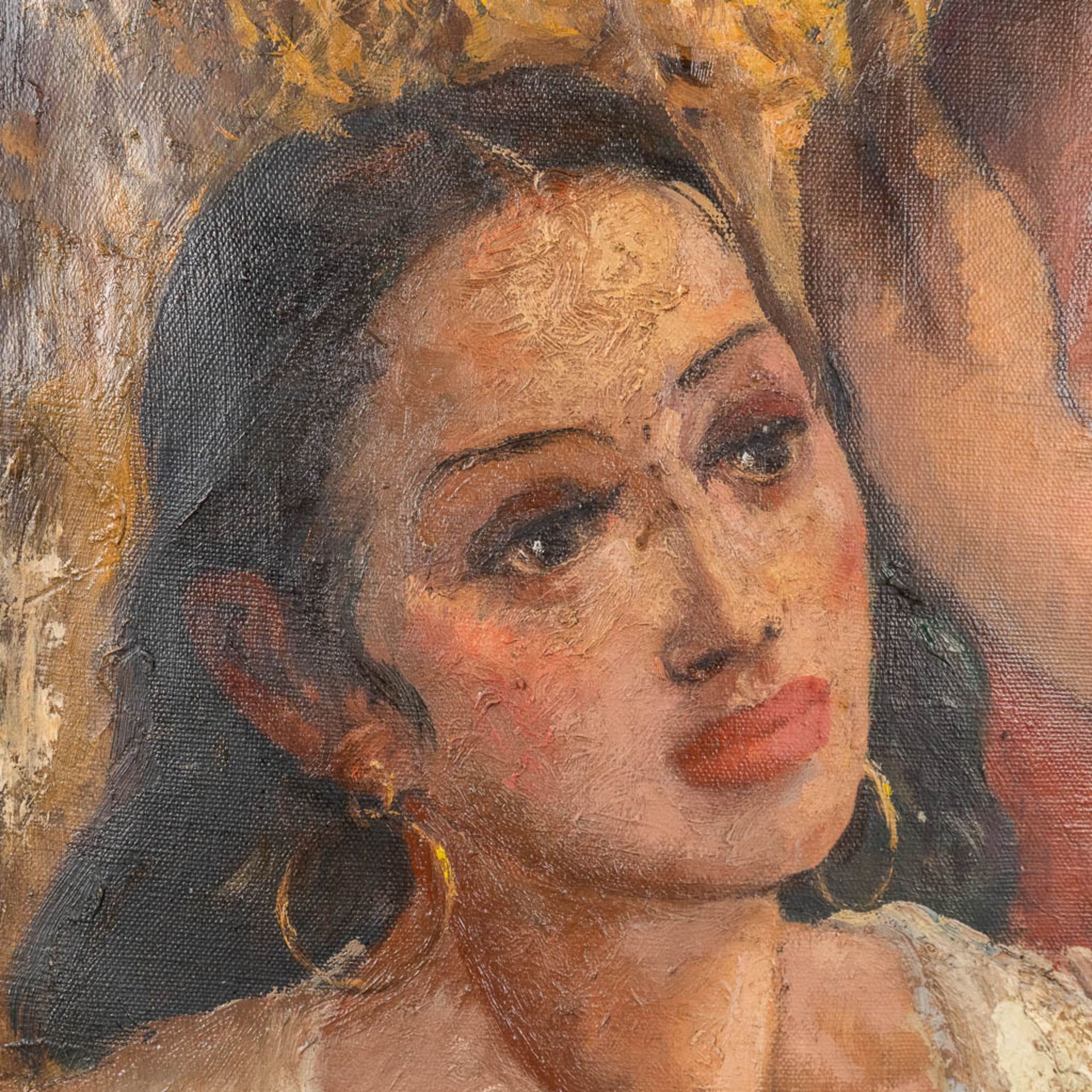Alidor GEVAERT (1911-1997) 'Les Femmes' oil on canvas. (W:176 x H:130 cm) - Bild 5 aus 11