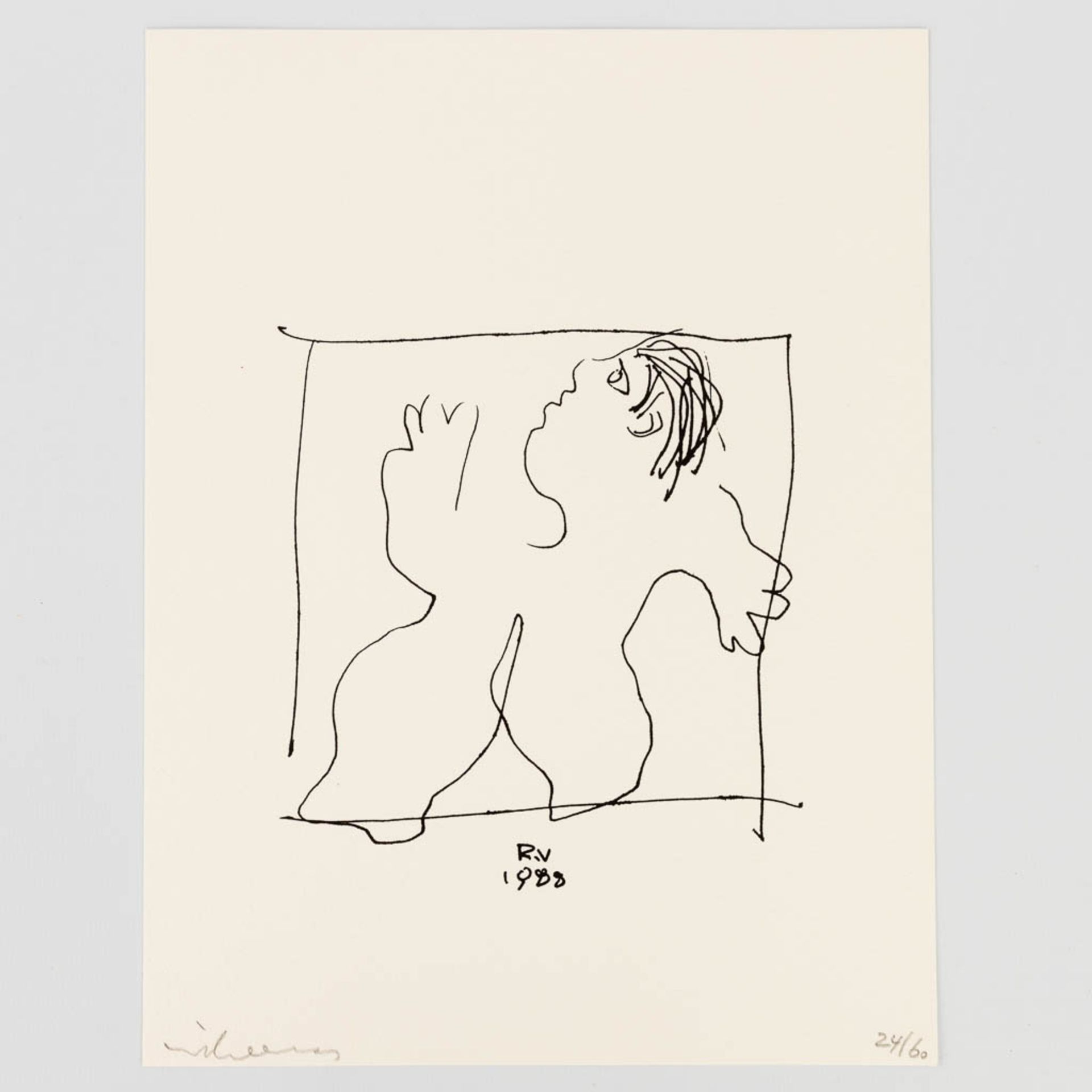 Rik VERMEERSCH (1949) 'Het Verlangen Der Lichamen' 1987-1988. A collection of 22 lithographies, adde - Bild 22 aus 26