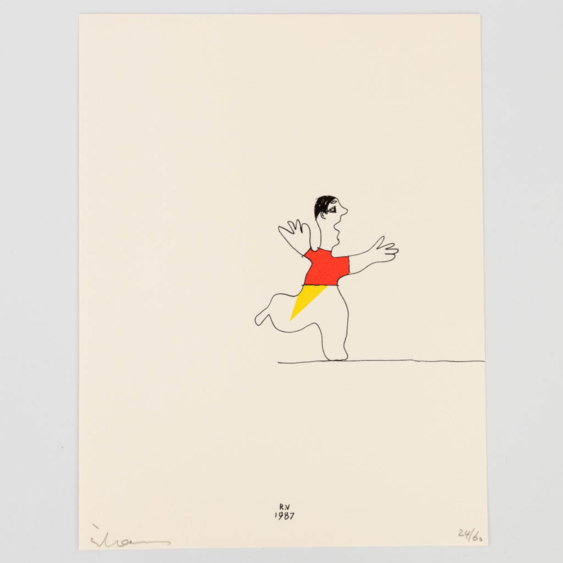Rik VERMEERSCH (1949) 'Het Verlangen Der Lichamen' 1987-1988. A collection of 22 lithographies, adde - Bild 19 aus 26