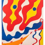 Knox MARTIN (1923) 'Abstract' a lithography, 58/120. (W:56 x H:61 cm)