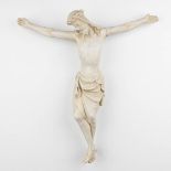 A 'Corpus Christi' made of patinated plaster, 20th C. (W:80 x H:83 cm)